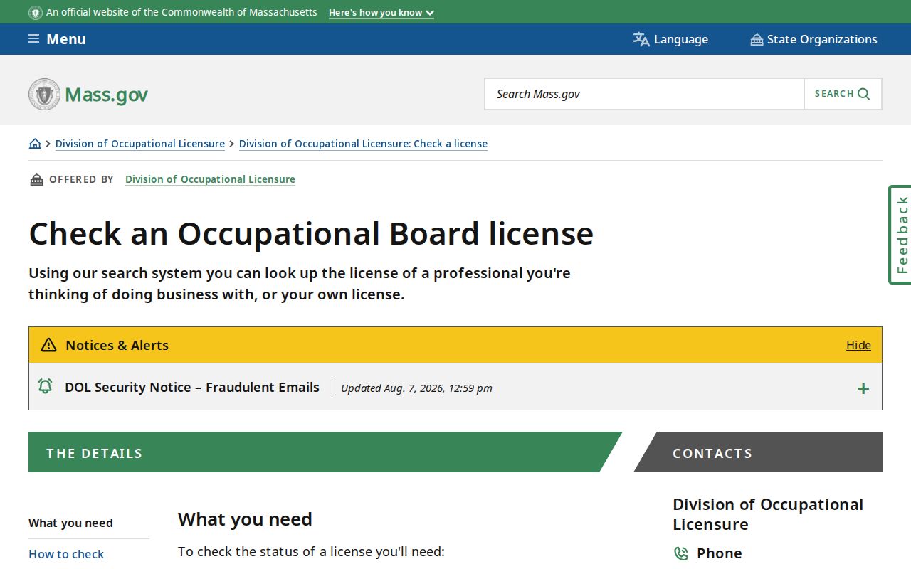 Boston residents directory Massachusetts license lookup guidance